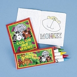 Mini Zoo Animal Coloring Sets