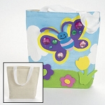 Small Natural Canvas Tote Bags