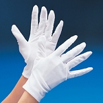 Polyester Adult White Gloves