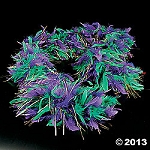6 ft. Mardi Gras Genuine Feather Boa
