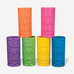 Neon Tiki Cups
