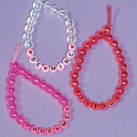 Valentine Greeting Bracelets