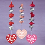 Valentine Hanging Cardboard Cutouts