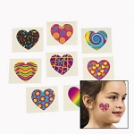Funky Heart Tattoos