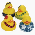 Luau Rubber Ducks