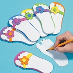 Flip Flop Foot Notepads