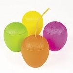 Neon Coconut Cups