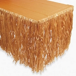 Natural Grass Tableskirt