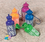 Hibiscus Print Water Bottles