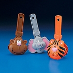 Molded Plastic Jumbo Zoo Animal Clappers