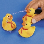Vinyl Rubber Ducky Squirts