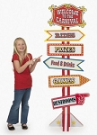 5 Ft. Big Top Directional Sign