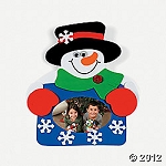 Snowman Photo Frame Magnet Craft Kit