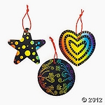 Magic Color Scratch Ornaments