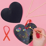 Magic Color Scratch Hearts