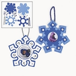 Snowflake Photo Frame Magnet Craft Kit