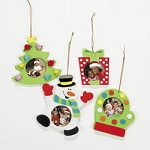 Holiday Photo Frame Ornament Craft Kit