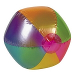 Inflate Metallic Beach Balls