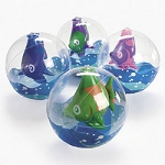 Inflate Tropical Fish In Beach Balls