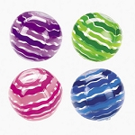 Inflate Striped Beach Balls