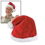 Plush Deluxe Santa Hat