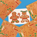Make-A-Gingerbread Man Stickers