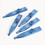 Metallic Snowflake Kazoos