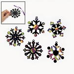 Magic Color Scratch Snowflake Ornaments