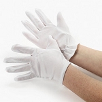 Polyester Child White Gloves