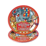 Under The Big Top Paper Dessert Plates