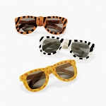 Plastic Animal Print Sunglasses