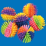 Soft Vinyl Multicolor Porcupine Balls